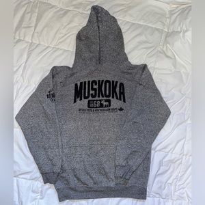 Muskoka Bear wear hoodie, size small.